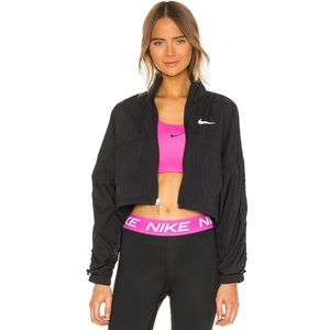 *NEVER WORN* NIKE Swoosh Jacket in Black & White